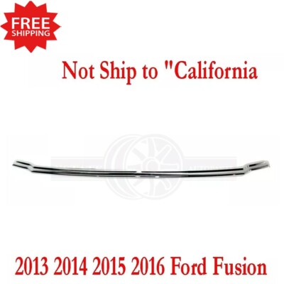 New Front Ford Fusion 2013-2016 Grille Molding Chrome FO1210111