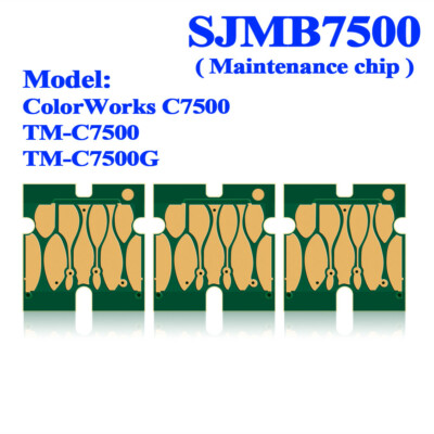 2PC SJMB7500 maintenance chip for Epson ColorWorks Series TM-C7500 TM-C7500G