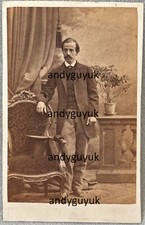 CDV PAUL DU CHAILLU FRANZÖSISCH-AMERIKANISCHER ENTDECKER ZOOLOGE GORILLA ENTDECKUNG FOTO