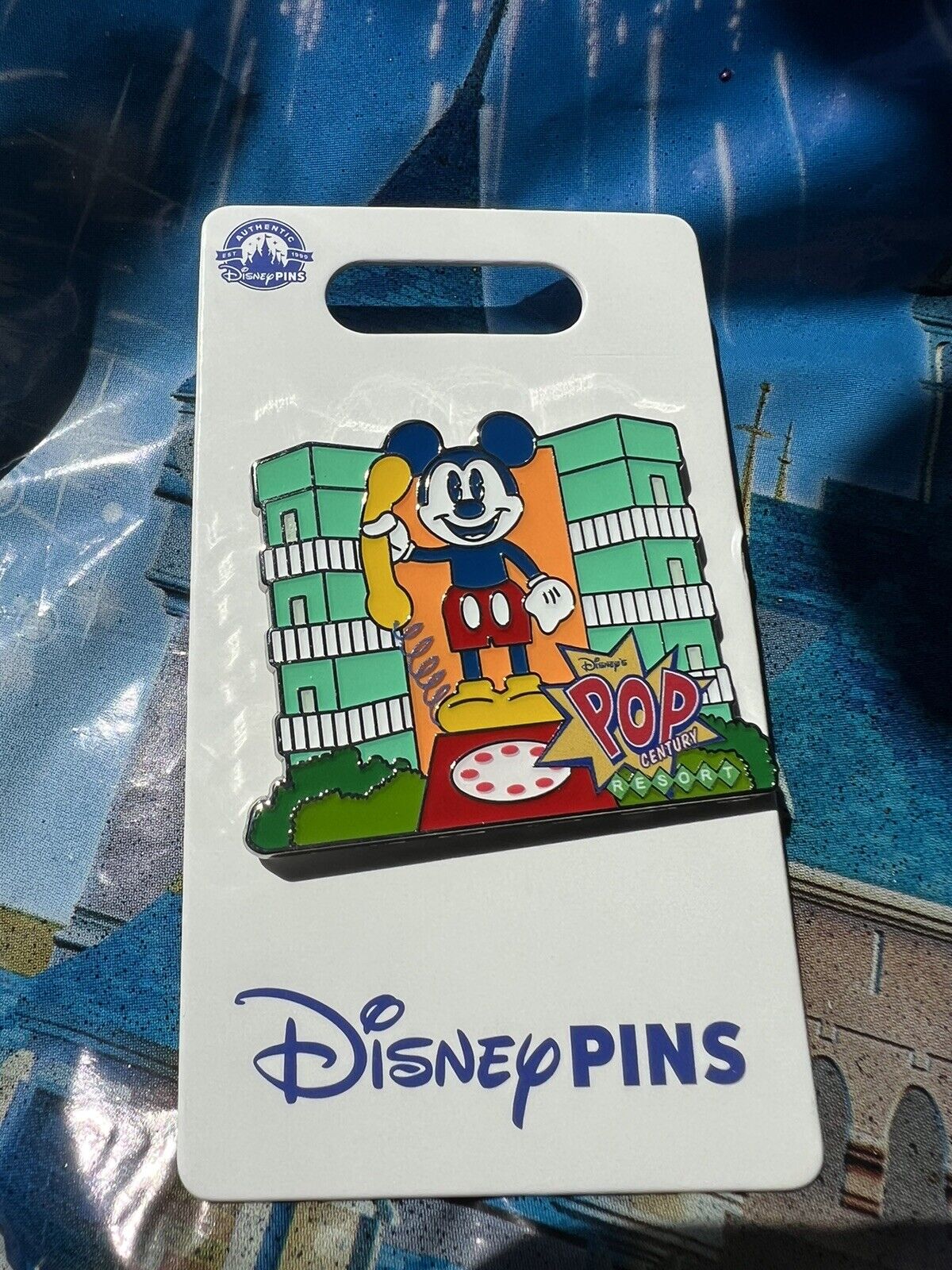 Disney Parks Mickey Mouse Pop Century Resort 2024 Open Edition Pin
