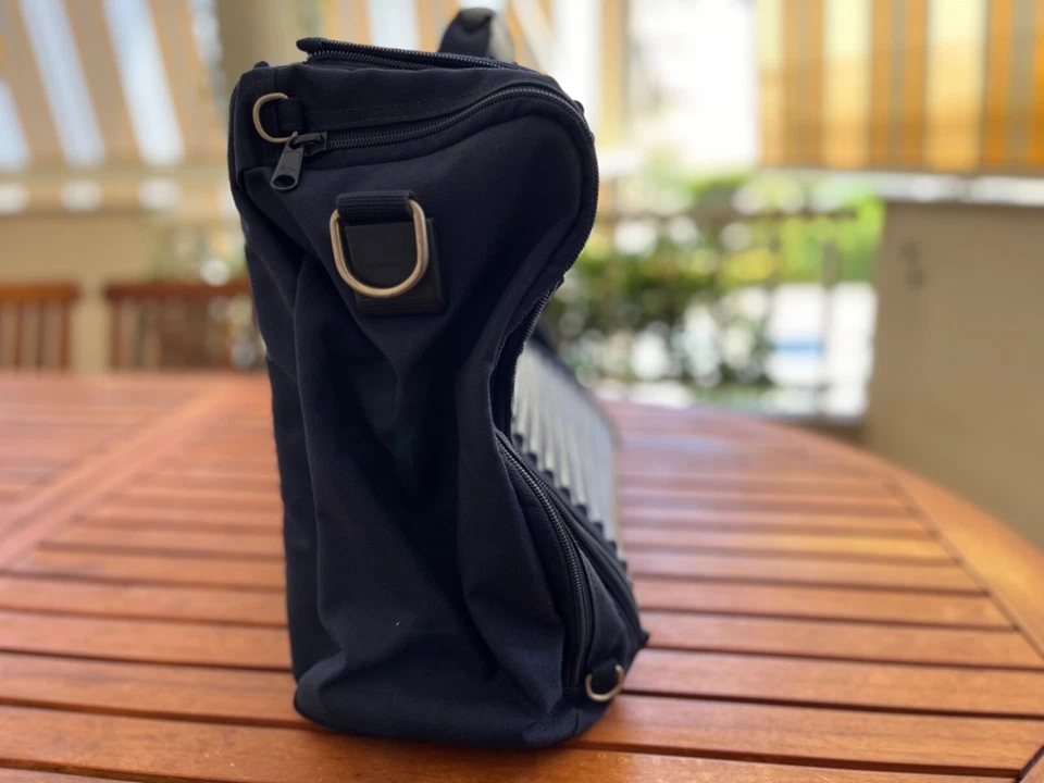 BOLSO TANQUE Mandarina Pato Bolso Azul Marino con Hombro - Imagen 2 de 4