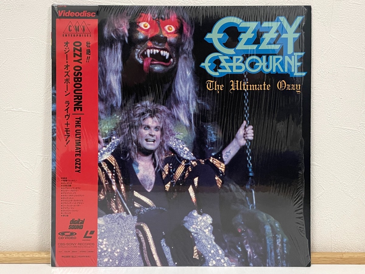 Ozzy Osbourne The Ultimate Ozzy Laserdisc LD Japan Music