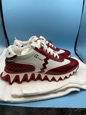 Christian Louboutin Loubishark Sneaker Donna Red Sole Trainer Size 39