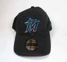 Brand New 9FIFTY Baseball Cap - MLB Miami Marlins Basic Black Snapback Hat