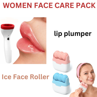 Upscale lip plumper & Ice Roller For Face Combo Pack