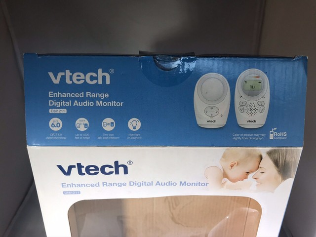 vtech enhanced range digital audio monitor dm1211