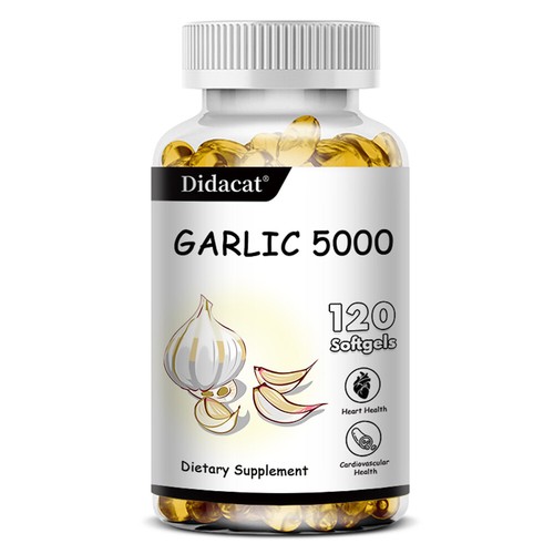 Frischer Knoblauchextrakt 5000 mg Cholesterin Gesundheit Antioxidans Pillen - Bild 13 von 13
