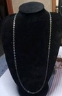 Signed Milor 20 Inches Long Sterling Silver 925 Cable Chain Necklace