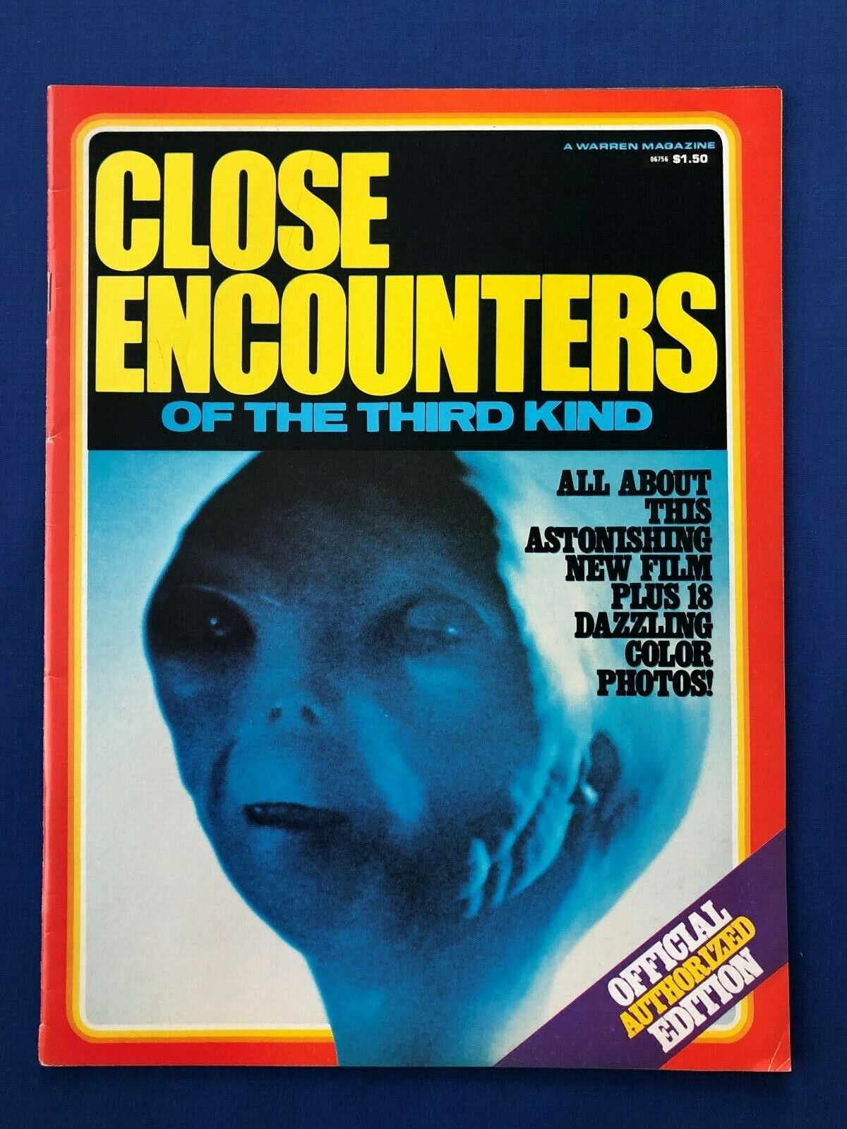 1978 Close Encounters Warren Magazine Official Authorized Edition FN