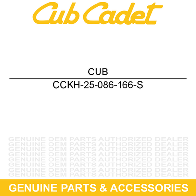 #ad CUB CADET KH 25 086 166 S Screw Rectangle Head M6 $9.95