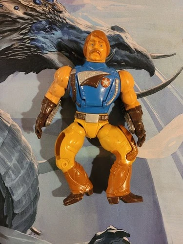 Vintage 1985 Rio Blast MOTU Figure Mattel He-Man Masters Of The Universe