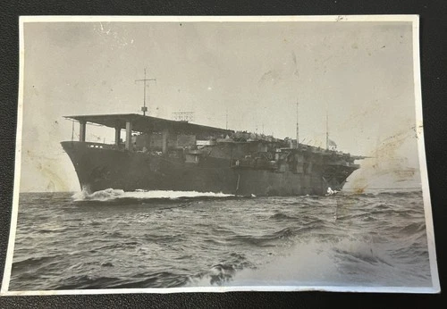 Vintage Japanese Military Naval Photo WW2 "KAIYO" Collection of Shizuo Fukui