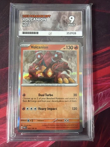 Volcanion 022/182 ACE graded card