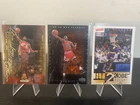 Upper Deck LeBron James RC, Jordan, Kobe Bryant 3 Card Lot Freshman Legends NM-