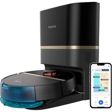 Philips XU7100/01 HomeRun 7000 Series Aqua Saugroboter Tiefschwarz/Gold