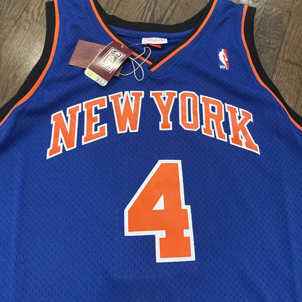 Camiseta de los New York Knicks Nate Robinson 5XLB Mitchell & Ness azul nueva con etiquetas para hombre Foto 4 de 4
