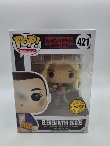 Funko Pop! Eleven With Eggos #421 CHASE Stranger Things ( Read Description )