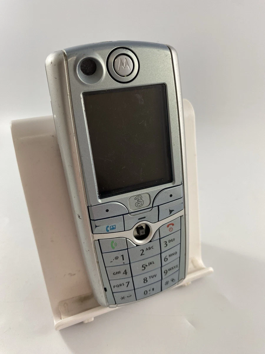 Motorola C975 (Three) Vintage Mobile Phone - Silver. In LNC