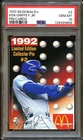 1992 McDonald's Collector Pin Cards #2 Ken Griffey Jr....PSA 10  *POP 3* *TOUGH*