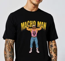 MACHO MAN RANDY SAVAGE GRAPHIC T-Shirt Size S-5XL