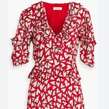 RHODE Heart Print Top