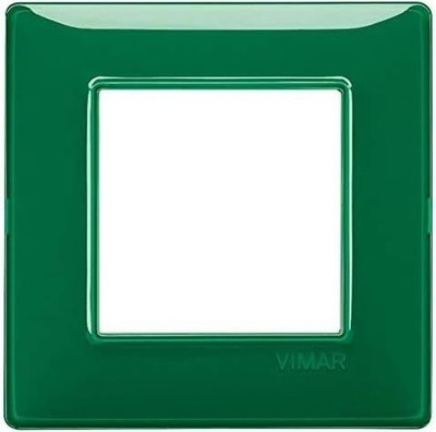 Vimar 14642.47 Plate 2 Modules - Reflex Emerald Finish