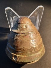 Militaria WW1 tête d'Obus neutralisée artisanat de tranchée