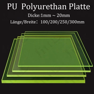 PU Polyurethan Platte Elastomer Kunststoffe Platte Quadrat Dicke 1mm Bis 50mm - Bild 1 von 4