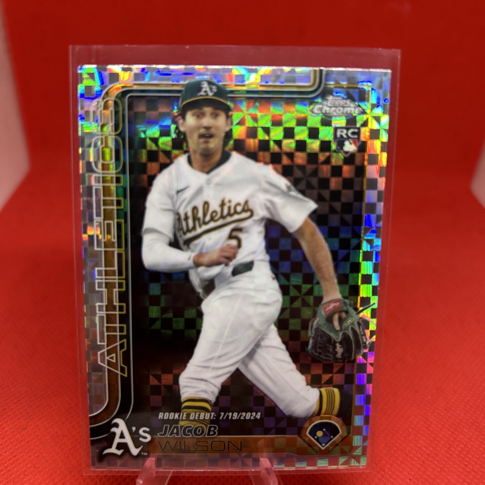 Jacob Wilson Rookie X-Fractor #USC150 2025 Topps Chrome Update ATHLETICS