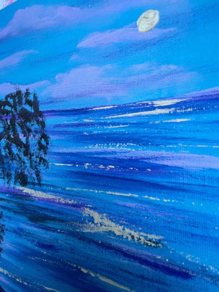 Original Art "Still" 11x14 Canvas Expressionism Abstract Design Home Art - Image 3 of 4