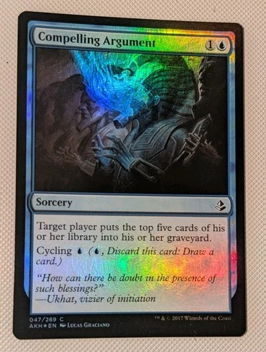MTG * FOIL * Amonkhet Common COMPELLING ARGUMENT NM