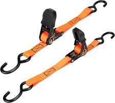 Boat Trailer Transom Tie down Straps 2400 LBS, 1 Inch X 4 FT Heavy Duty Retracta