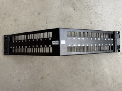 USED HUBBELL UDXA48 48 PORT ANGLED PATCH PANEL UNLOADED!!