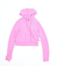 Womens UK Size 6 Select Pink Pullover Hoodie