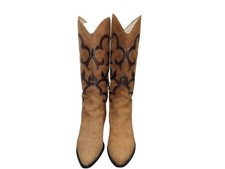 Nine West Womens Leather Cowgirl Boots US 7 E...