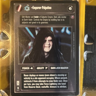 Decipher Star Wars CCG Death Star II Emperor Palpatine