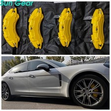 Yellow For Porsche Aluminum Alloy Caliper Covers Wcustomizable 4pcs