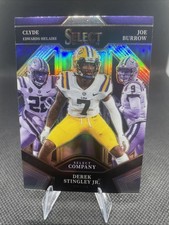 2022 Panini Select Draft Picks - Select Company Joe Burrow, Clyde...