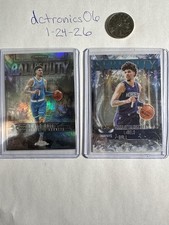 Topps Chrome LaMelo Ball Charlotte Hornets Ball of Duty & Serenity 2 Card Lot