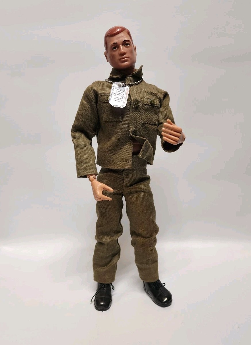 Vintage GI Joe 1964 RED GINGER HAIR w/dog tag Hasbro Action Figure