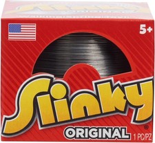 The Original Slinky Walking Spring Toy, 2.75-inch Diameter Metal Slinky, Toy..