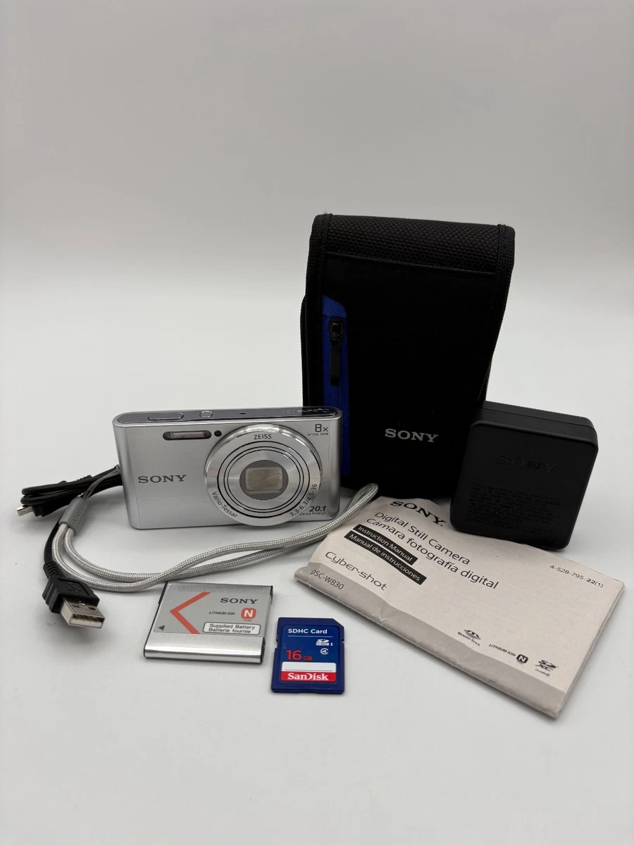 Sony Cyber-shot DSC-W830 5-9.9x Digital Zoom Digital Cameras for