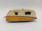Vintage Dinky Toys 190 Streamline Caravan Yellow & White 1950s Diecast Model