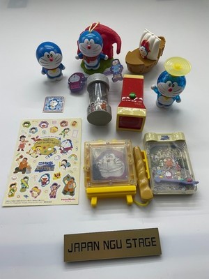 Doraemon McDonald s Happy Meal Toy Lot with Gimmicks & Sticker Sheet Set