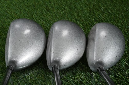 SC PRO SHALLOW FACE WOODS SET 3,5,7 UST GRAPHITE SENIOR FLEX ~ SUPER STROKE!! - Picture 4 of 9