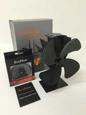 Ecoflow 2025 Heat Powered Stove Fan Mini For Small Spaces + FREE Thermometer