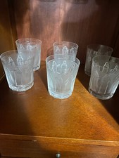 (6) Lalique Crystal Femmes 4 Highball Glasses