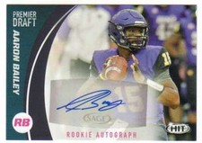2017 Sage Hit Premier Draft Autographs Black AUTO #A67 Aaron Bailey