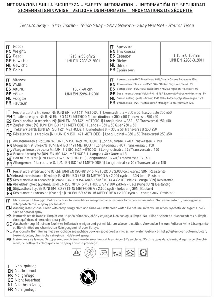 Tessuto ecopelle al metro h140 tappezzeria divano rivestimento pelle finta sky - Immagine 3 di 3