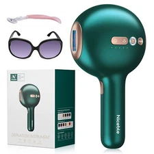 NICEBLE Hair Removal Device with Sapphire Ice-cooling System, Permanent Painless